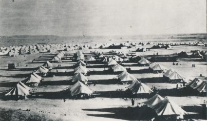 Our settlement in El Shatt, beginning of 1944. (Military Museum, Belgrade, Collection of photographs, 20018)