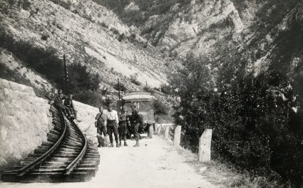 S.O.E. and JVuO next to a destroyed stretch of railway in Serbia. Significant numbers of attacks were successfully conducted in Serbia throughout 1942 and 1943 in order to prevent supplies to German forces in Greece and North Africa. (IWM, London, photographic archive, Documents archive 12697)